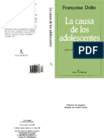 Francoise Dolto - La Causa de Los Adolescentes.pdf