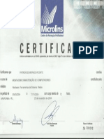 Montagem, Manutenção de Computadores e Redes - Microlins (72 Horas, Em 09-2004) - Patrick de Moraes Vicente - Araruama - RJ - Brasil