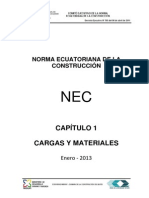 Capítulo 1 - Cargas y Materiales (2013)