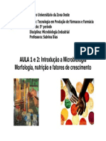 Aula 1,2, 3-Microbiologia Industrial