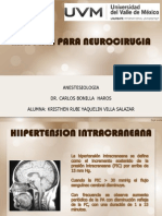 Anestesia para Neurocirugia