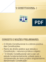 DIREITO CONSTITUCIONAL I: CONCEITOS E EVOLUÇÃO