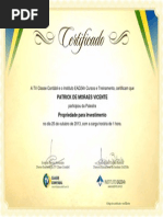 Propriedade Para Investimento - TV Classe Contábil (01 Hora, 10-2013)- Patrick de Moraes Vicente - Araruama - RJ - Brasil