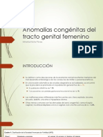 Anomalías Congénitas Del Tracto Genital Femenino