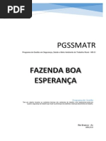 PGSSMATR-2014 - Fazenda Boa Esperança