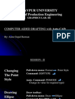 Jadavpur University Dept. of Production Engineering: Computer Aided Drafting With Auto Cad