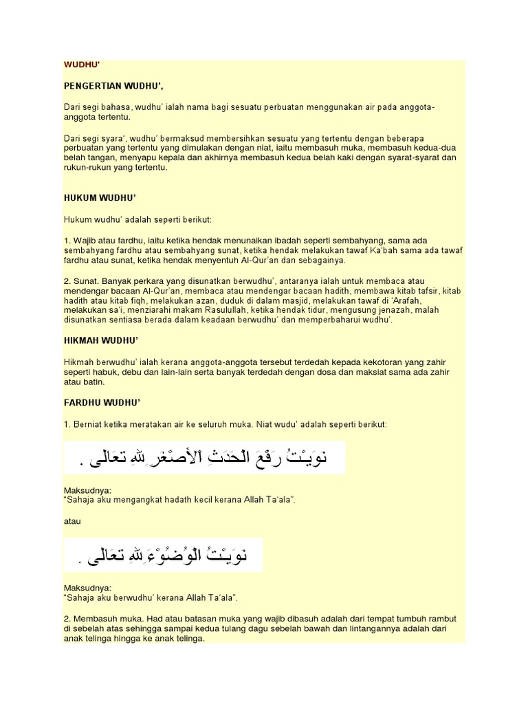 Wudhu Pdf