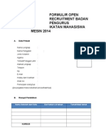 Form or BP Imm 2014