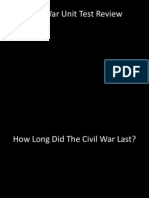 Civil War Unit Test Review
