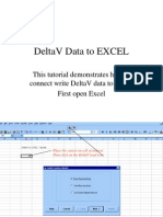 DeltaV To Excel Tutorial