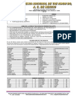 Vocabulario TKD 2009 1