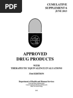 Aproved Drug Products Suplements 2013