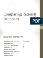 Comparing Rational Numbers and Scale Factors