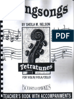 Stringsongs - By.sheila - Nelson (String Quartet - Violin.viola - Cello.level - Intermediate)