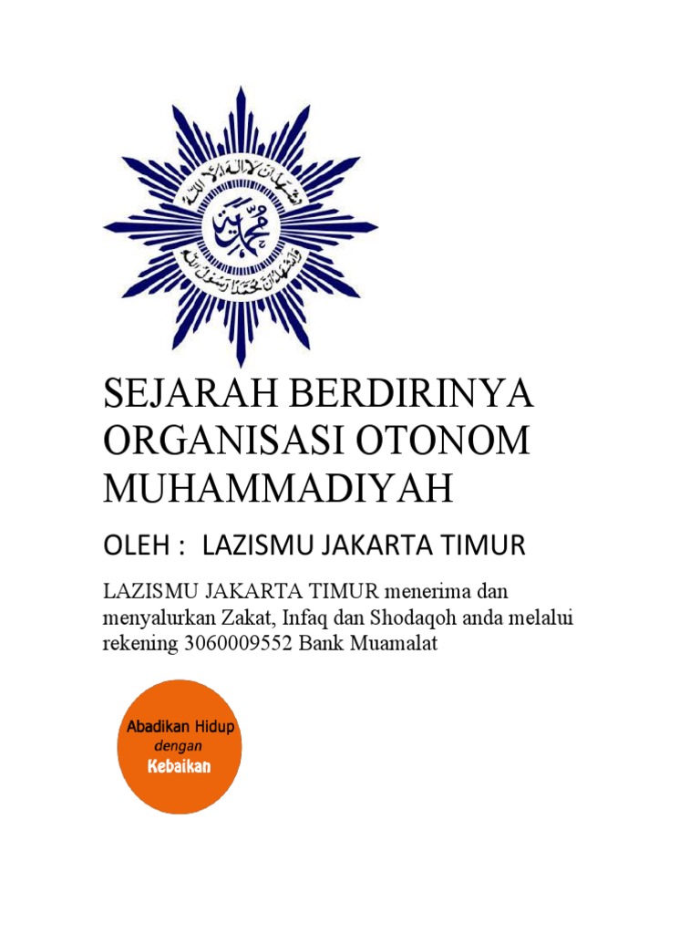 Sejarah Berdirinya Organisasi Otonom Muhammadiyah Pdf