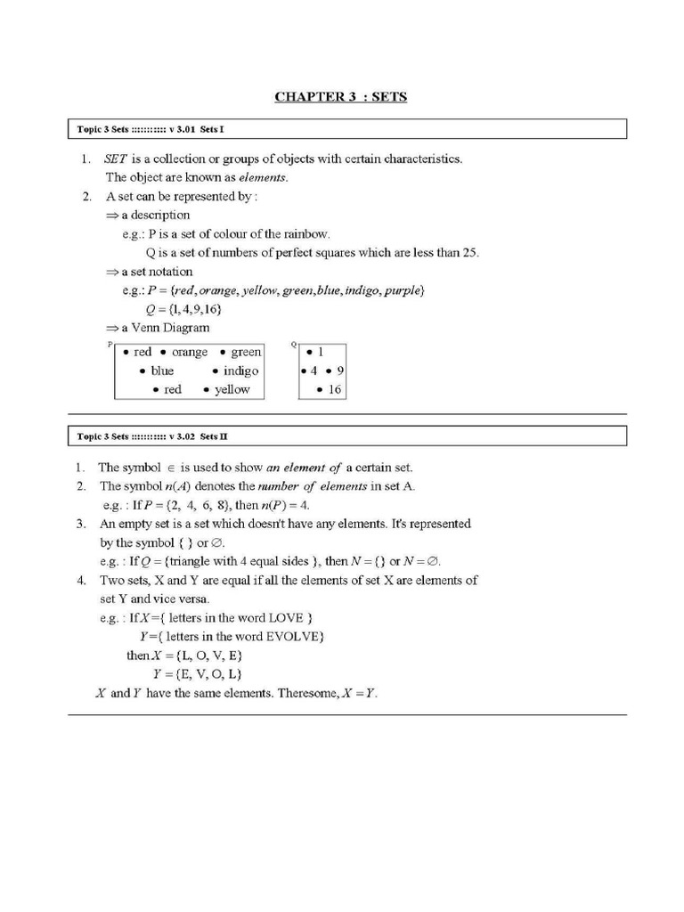 03-Set Mathematic | PDF