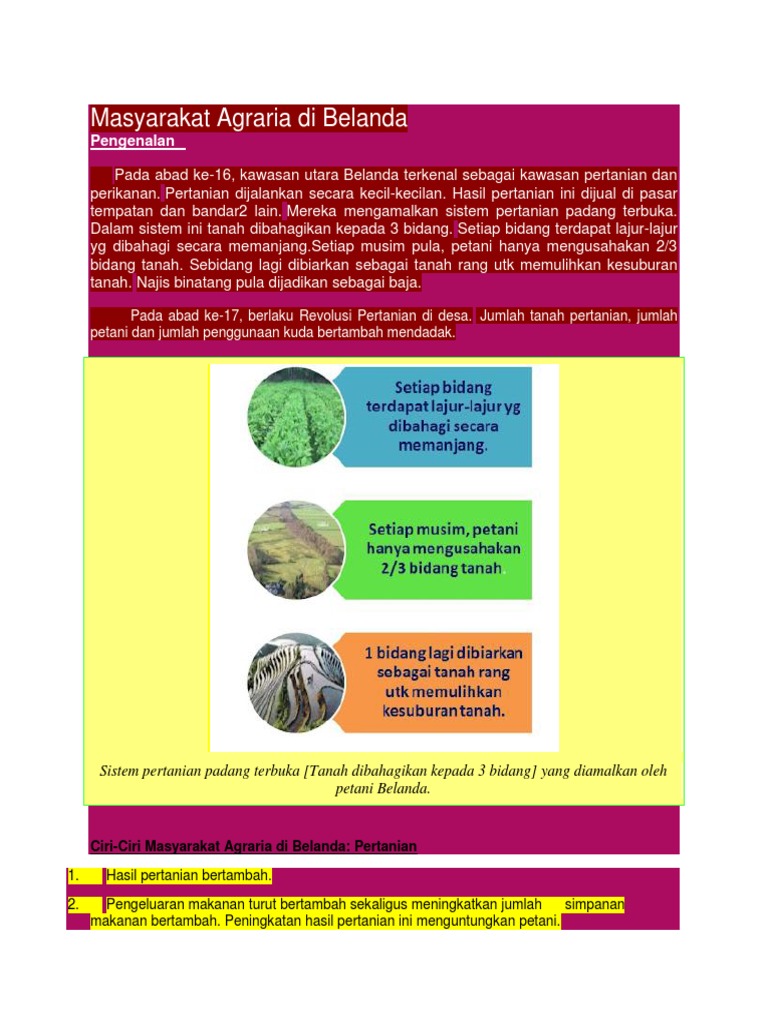 Masyarakat Agraria Di Belanda Pdf