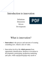 1 Meeting - Intro to Innovation