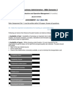 MB 0044 - Production and Operation Management