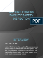 Anytime Fitness Facility Safety Inspection