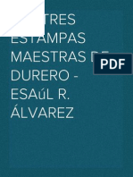 Las Tres Estampas Maestras de Durero - Esaul R. Alvarez
