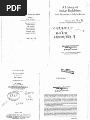 平川彰印度佛教史部份英譯