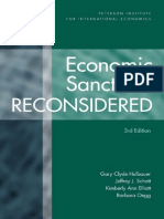 Gary Clyde Hufbauer, Jeffrey J. Schott, Kimberly Ann Elliott, Barbara Oegg Economic Sanctions Reconsidered 2008