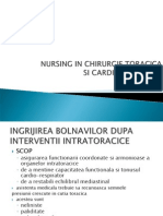 Nursing in Chirurgie Toracica Si Cardiovasculara
