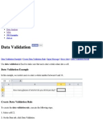 5 Excel Data Validation - Easy Excel Tutorial