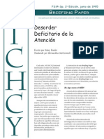 Desorden Deficitario de La Atención