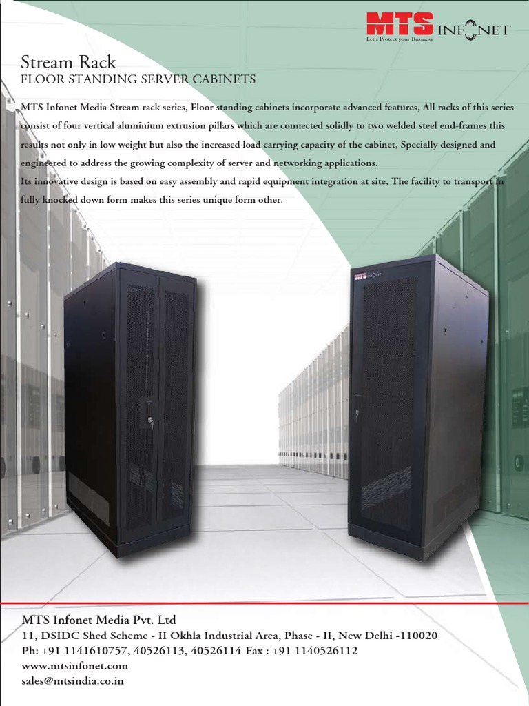 Floor Standing Server Cabinets from MTS Infonet Media: Innovative ...
