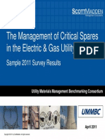 ScottMadden UMMBC Critical Spares Survey Abridged