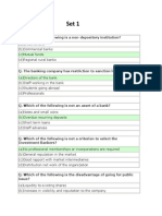 Fundamentals of Banking Multiple Choice Question (GuruKpo)