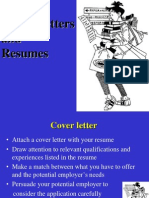 Topic 9 Cover Letters and Resume