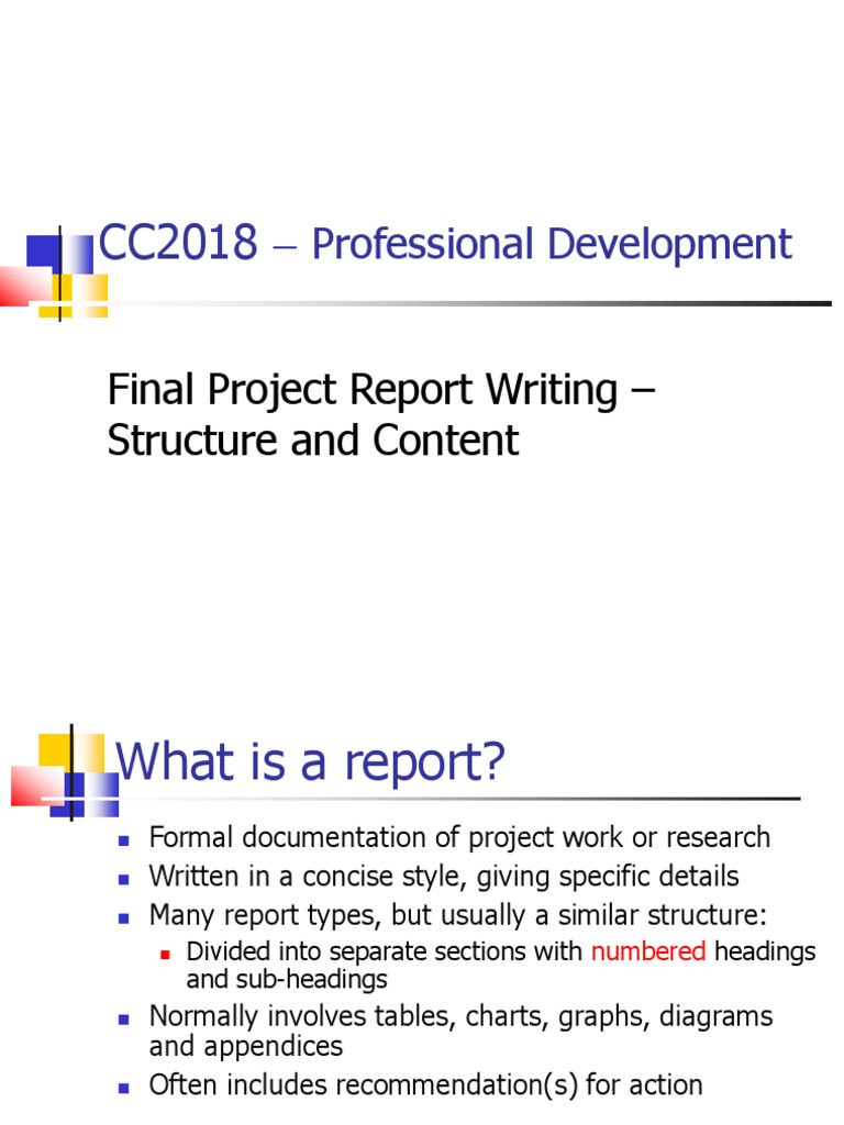 Final Project Report Writing Guide | PDF | Abstract (Summary) | Usability