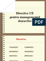 Directive UE Pentru Managementul Deşeurilor