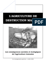 L'Agriculture de destruction massive