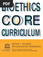 Bioethics Core Curriculum - Syllabus