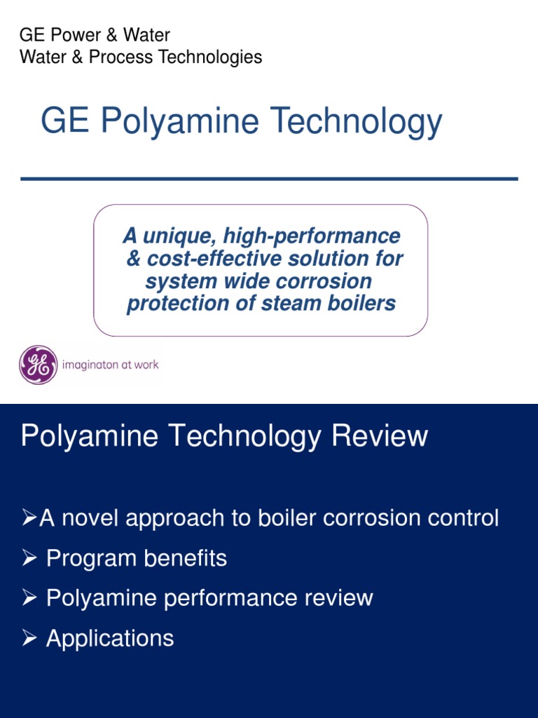 GE Polyamine Technology for Boiler Corrosion | PDF | Corrosion ...