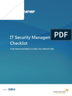 IT Security Management Checklist: 9 Key Recommendations To Keep Your Network Safe