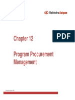 - Program Procurement Management