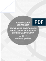 Nacionalne strategije za razvoj civilnog društva 2012.-2016