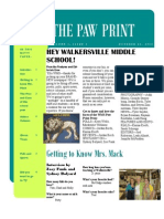 The Paw Print: Getting To Know Mrs. Mack