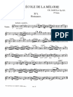Petite École de La Mélodie, Op.123 (Dancla, Charles) Violin