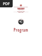 Iugg 2003 | PDF | Earth Sciences | Japan