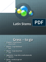 latin stems 1