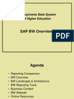 SAP BW Overview for Pennsylvania State System