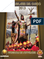 Programa Gerenal de Fiestas 2013
