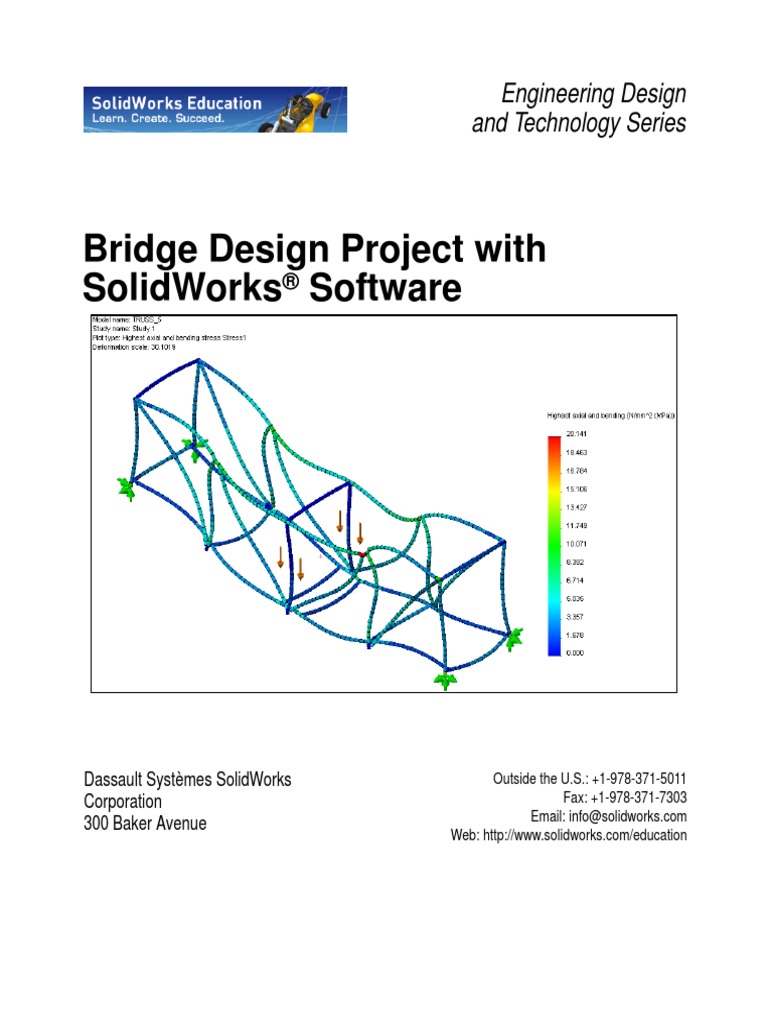 Bridge Project WB 2011 Eng | PDF | Structural Analysis | Beam (Structure)