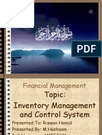 Inventory Managment and Control System by M.Hashaam